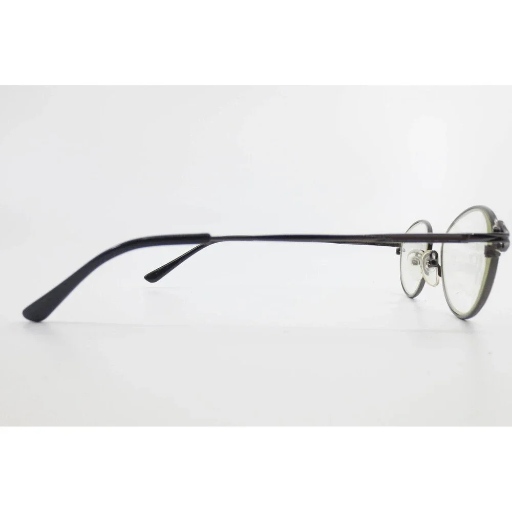 Equinox EQ201 Gunmetal Oval Metal Eyeglasses Frames 50-18-140 Full Rim Eyewear